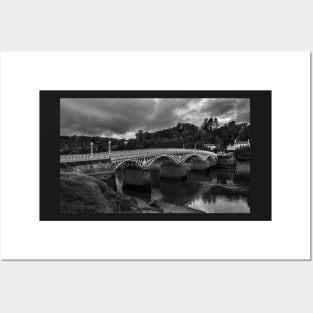 The Old  Bridge Over The Wye At Chepstow Posters and Art